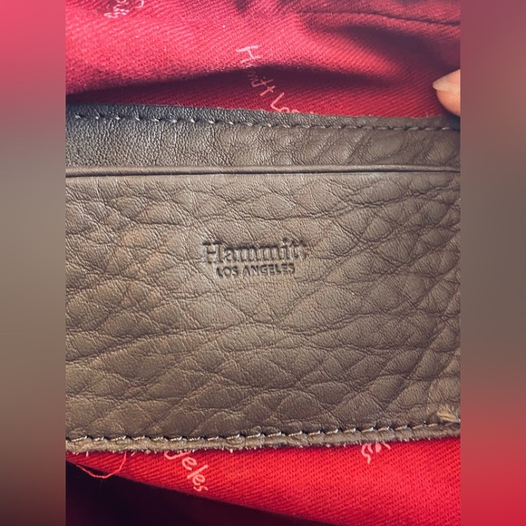 New Hammitt Backpack - Hunter Medium Olivine snake-embossed leather - Picture 11 of 12